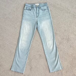 FRAME Le Sylvie high-rise straight-leg jeans, size 26